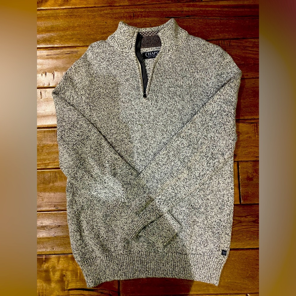 Chaps Men’s Sweater Size Small Quarter Zip